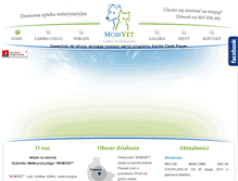 Tablet Screenshot of mobivet.pl